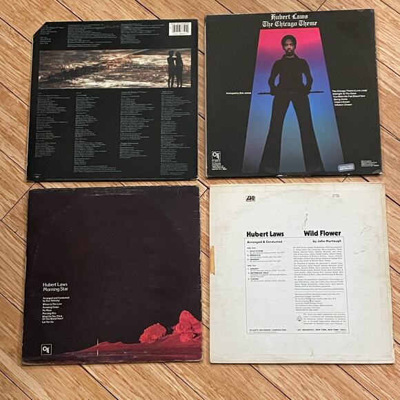 Lot of (4) Hubert Laws LPs Vintage Vinyl Records jazz funk - Picture 2 of 3